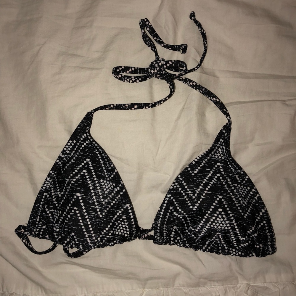 Triangle Halter Tie Bikini Top